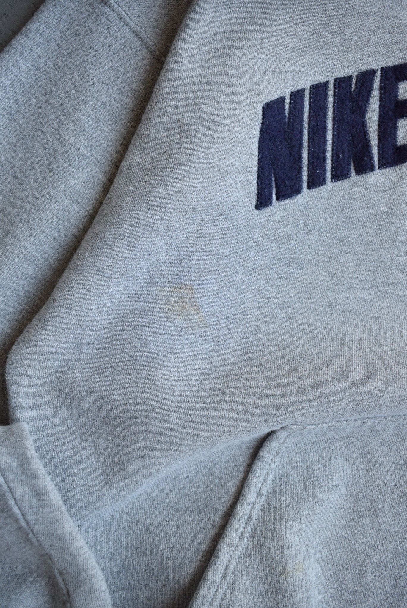 *Rare* Vintage 90s Nike Athletics Embroidered Spellout Hoodie (L) - Retrospective Store