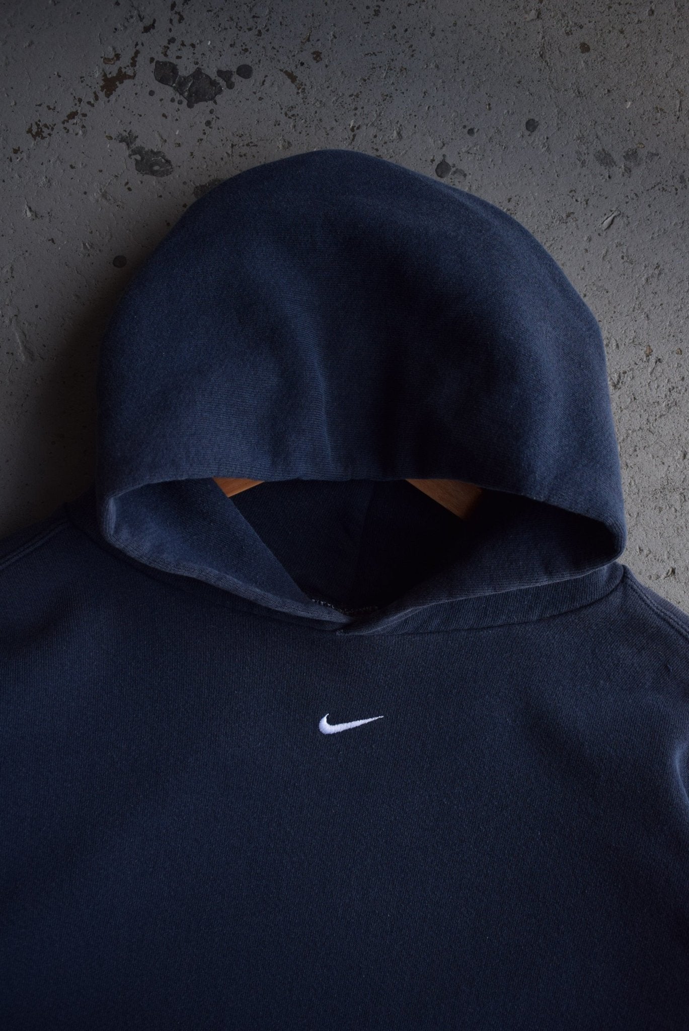 *Rare* Vintage 90s Nike Centre Swoosh Embroidered Hoodie (M) - Retrospective Store