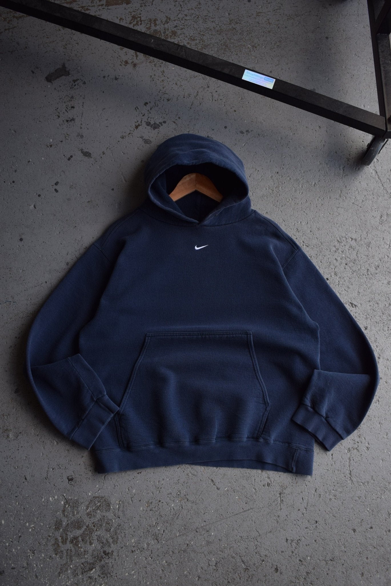 *Rare* Vintage 90s Nike Centre Swoosh Embroidered Hoodie (M) - Retrospective Store
