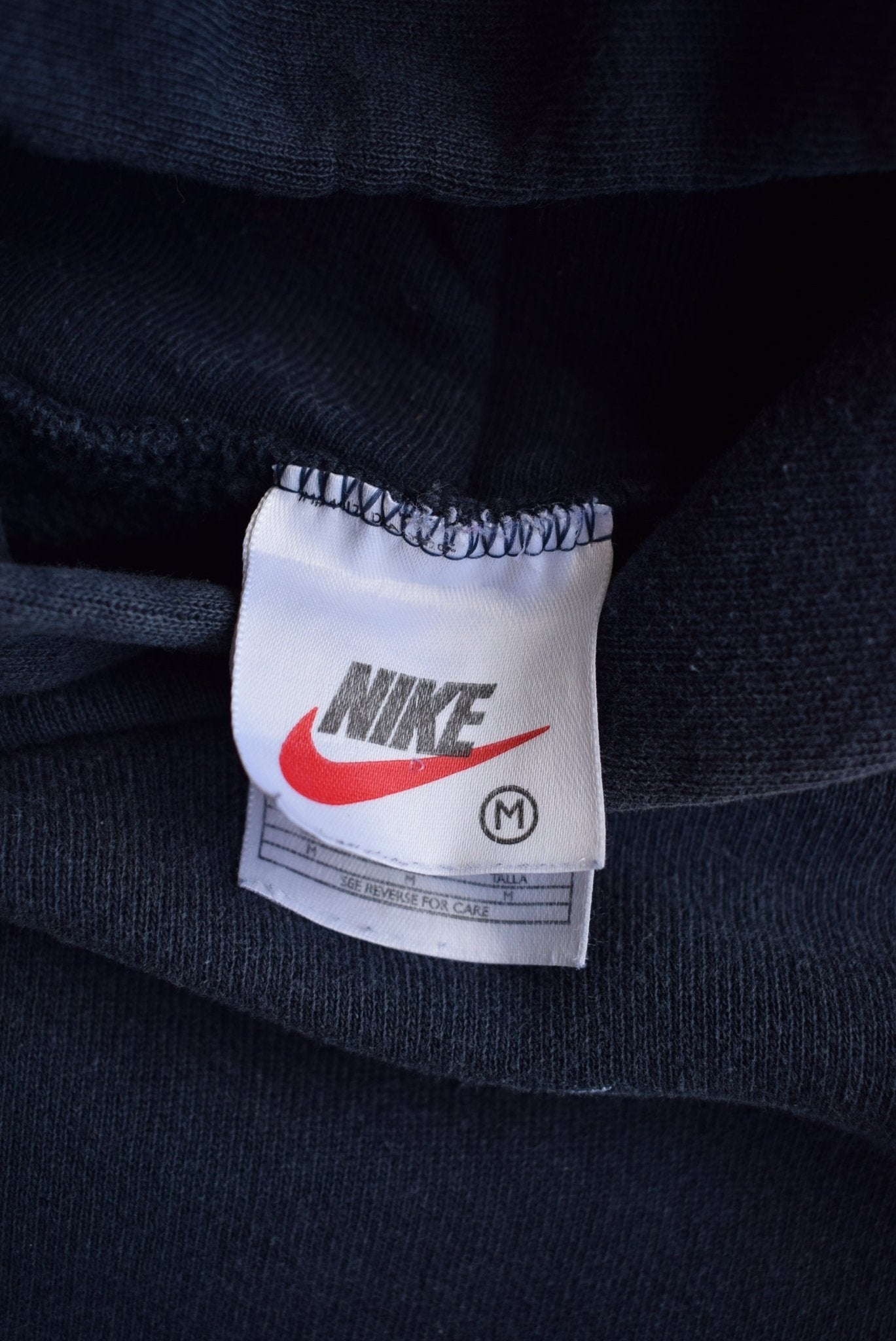 *Rare* Vintage 90s Nike Centre Swoosh Embroidered Hoodie (M) - Retrospective Store