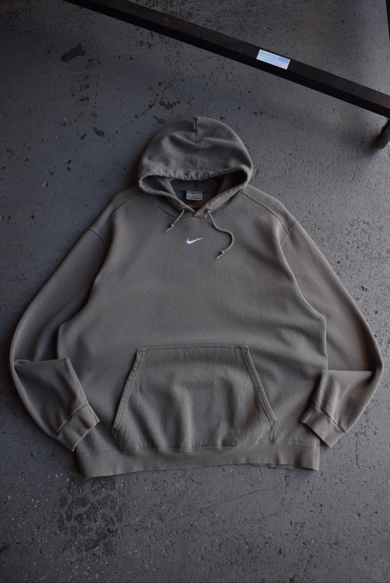 *Rare* Vintage 90s Nike Centre Swoosh Embroidered Hoodie (XL) - Retrospective Store