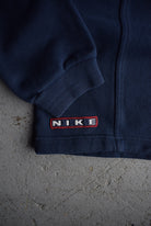 *Rare* Vintage 90s Nike Centre Swoosh Embroidered Quarter Zip (S) - Retrospective Store