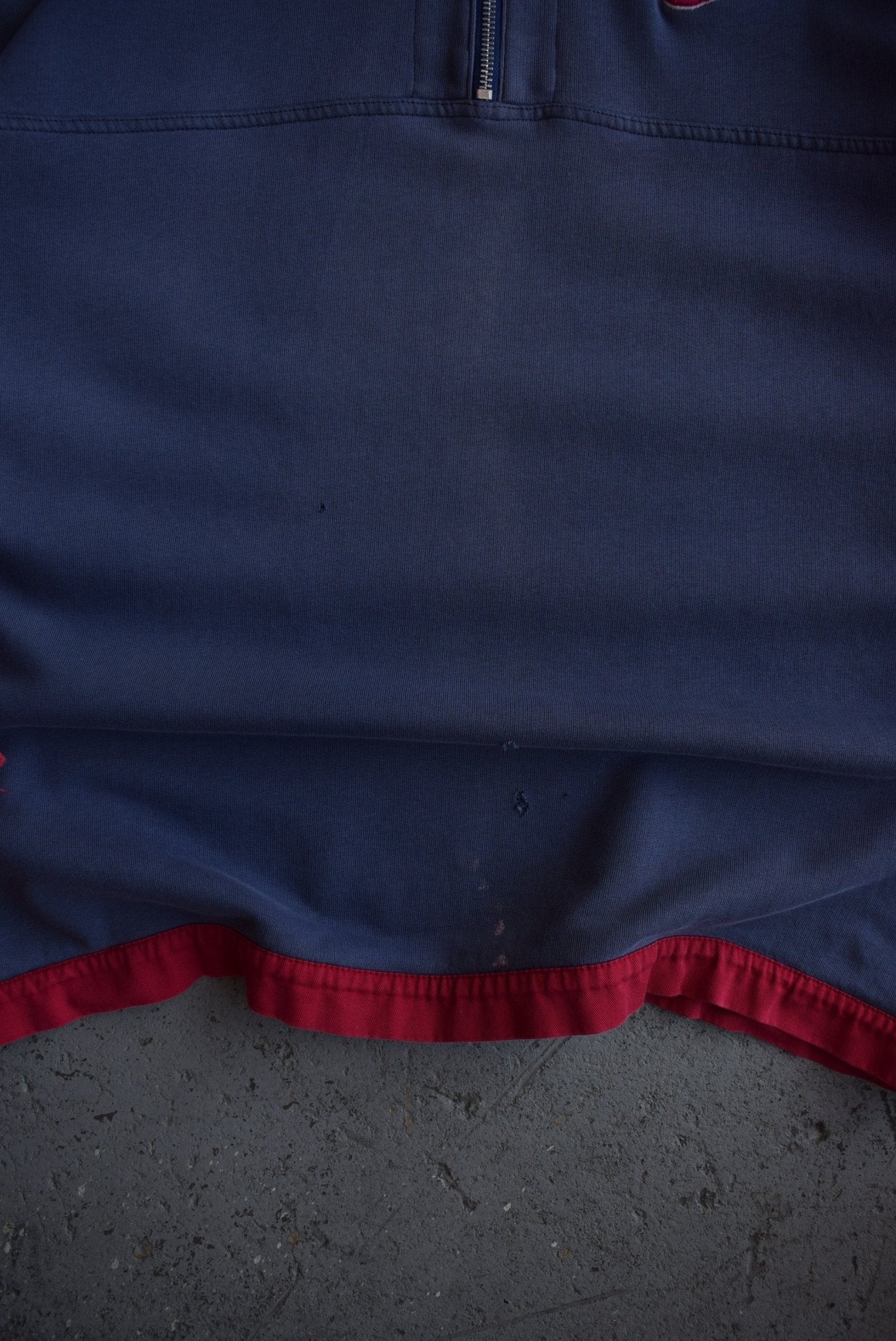 *Rare* Vintage 90s Nike Classic Logo Embroidered Quarter Zip (L) - Retrospective Store