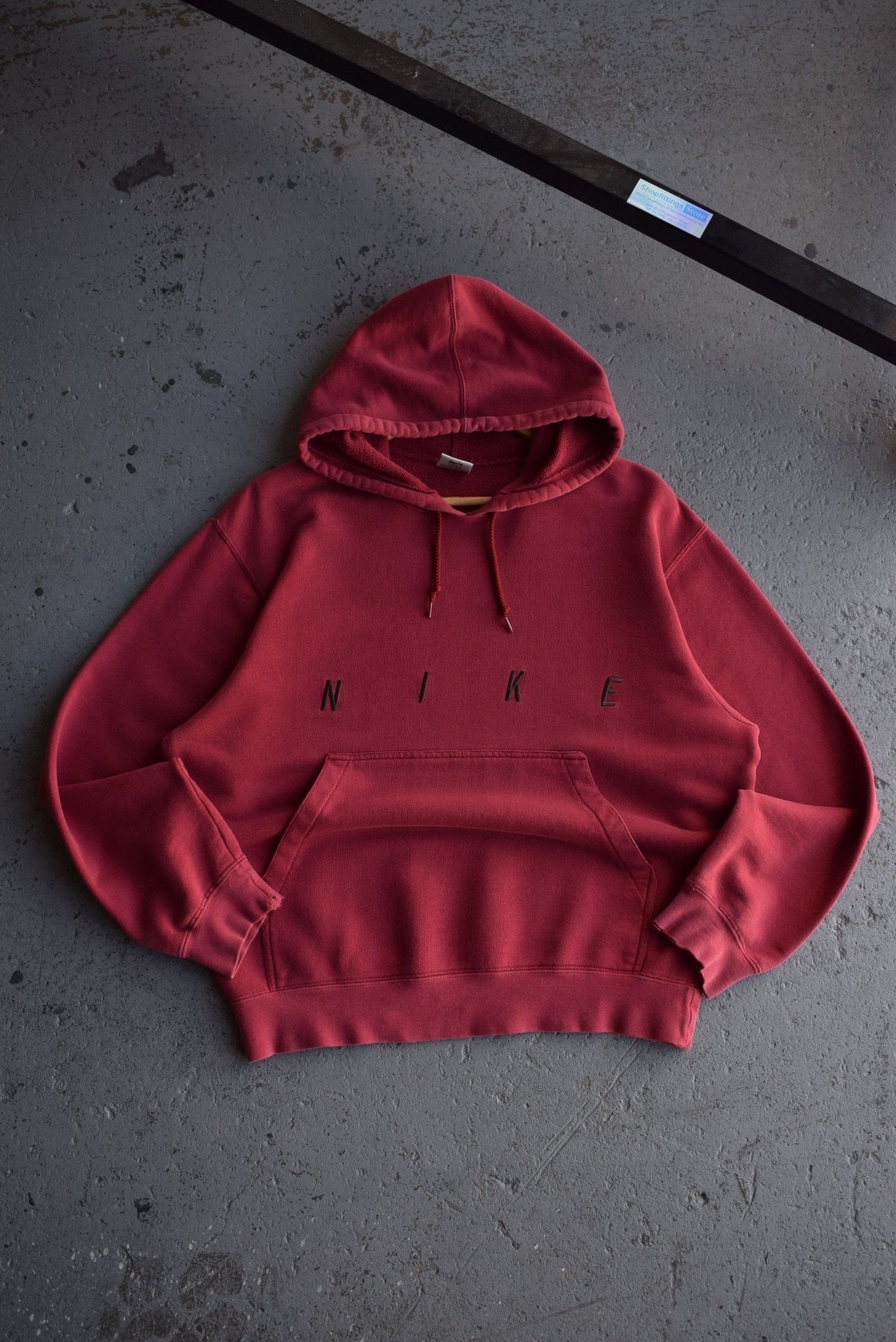 *Rare* Vintage 90s Nike Embroidered Spellout Hoodie (M) - Retrospective Store