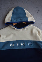 *Rare* Vintage 90s Nike Spellout Embroidered Fleece Hoodie (L) - Retrospective Store