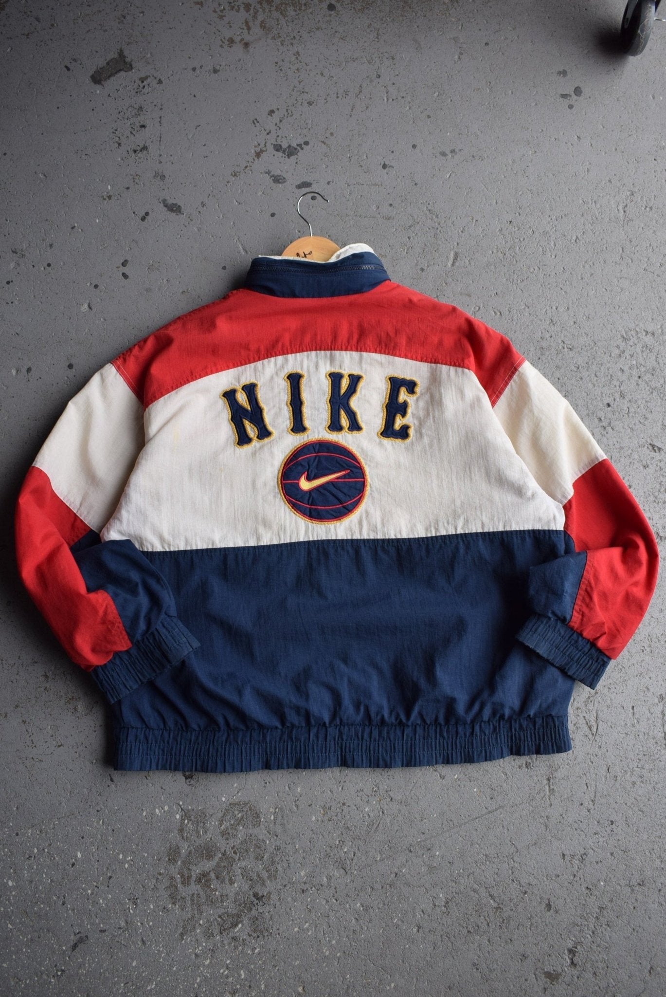 *Rare* Vintage 90s Nike Spellout Embroidered Jacket (XL) - Retrospective Store