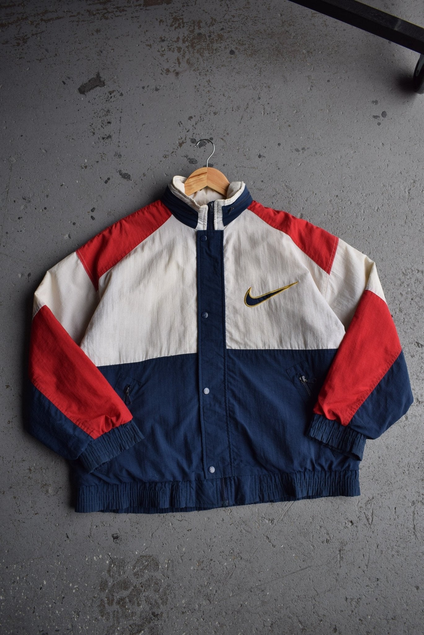 *Rare* Vintage 90s Nike Spellout Embroidered Jacket (XL) - Retrospective Store