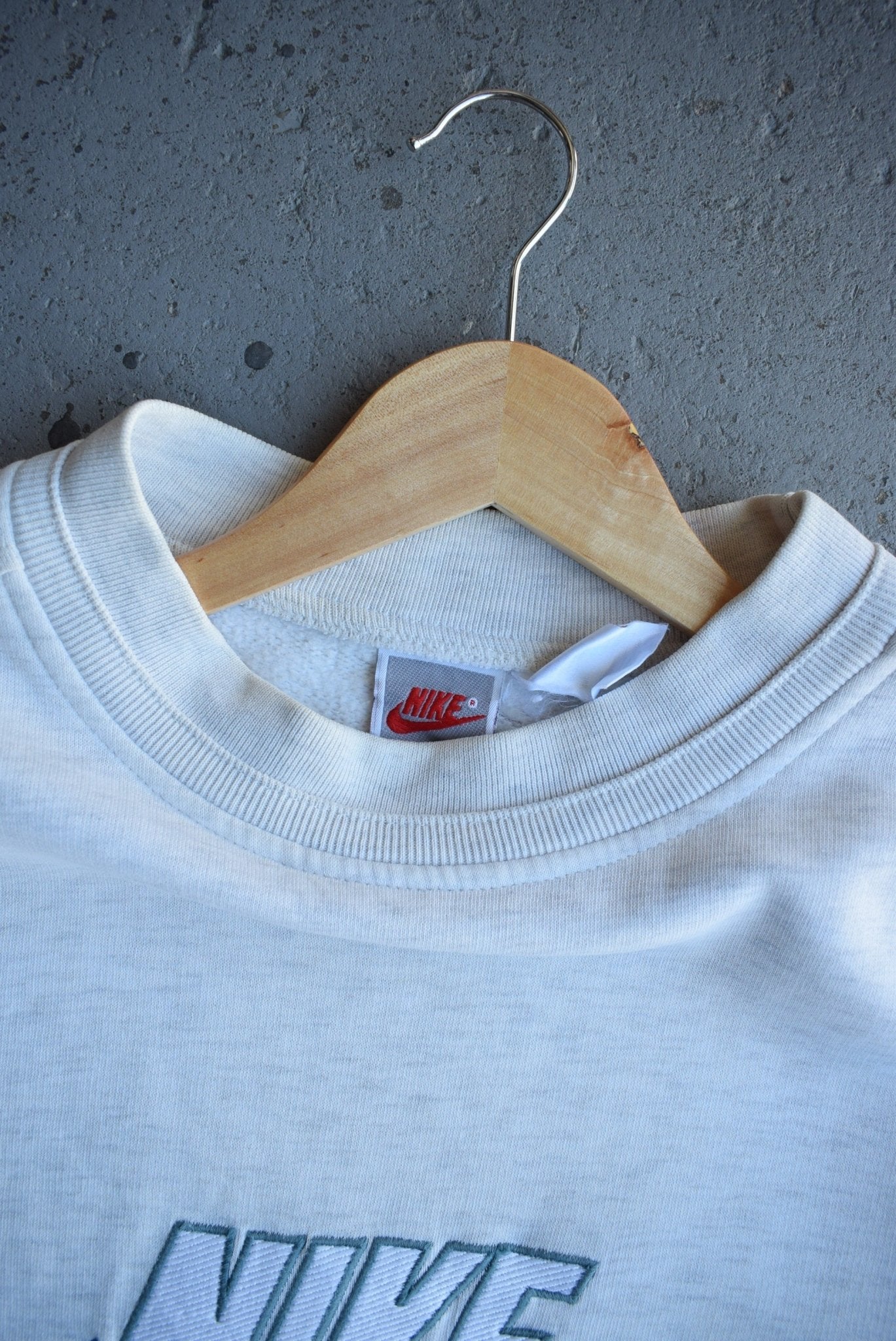 *Rare* Vintage 90s Nike Sports & Fitness Embroidered Spellout Crewneck (XL) - Retrospective Store