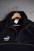 *Rare* Vintage 90s Puma King Classic Logo Embroidered Quarter Zip Fleece (L) - Retrospective Store