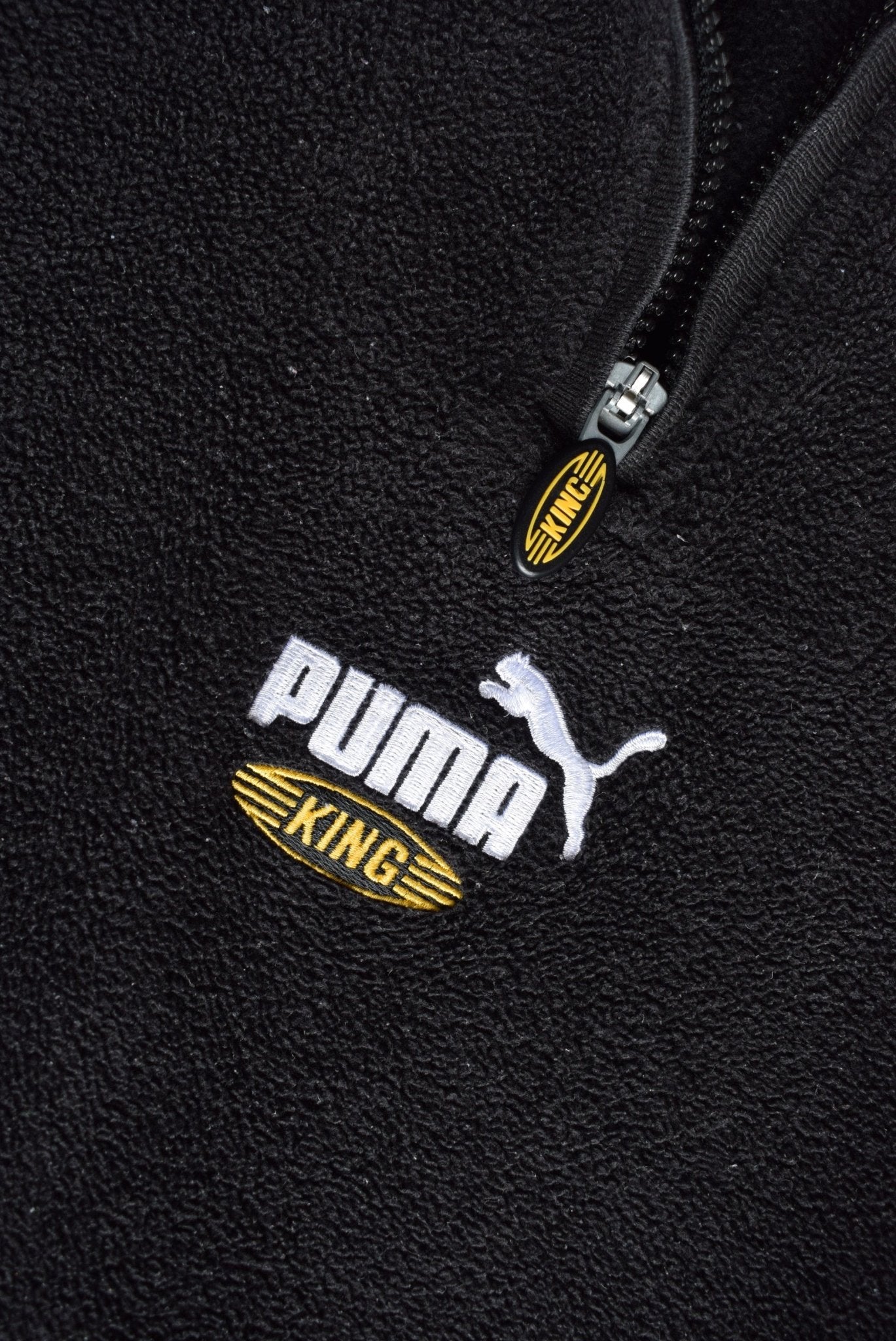 *RARE* Vintage 90s Puma King Embroidered Quarter Zip Fleece (XL/XXL) - Retrospective Store