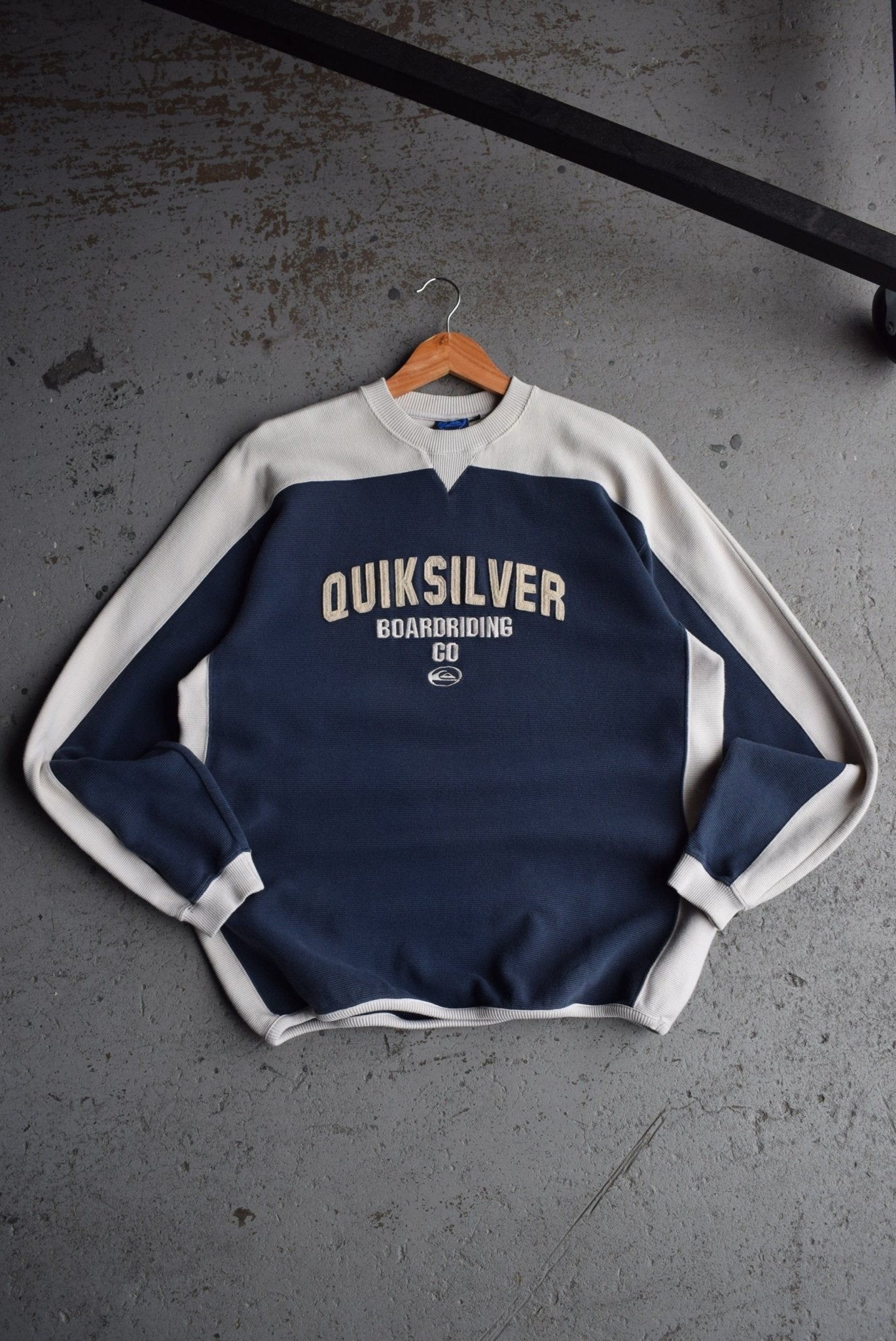 *Rare* Vintage 90s Quiksilver Boardriding Co Embroidered Crewneck (M/L) - Retrospective Store