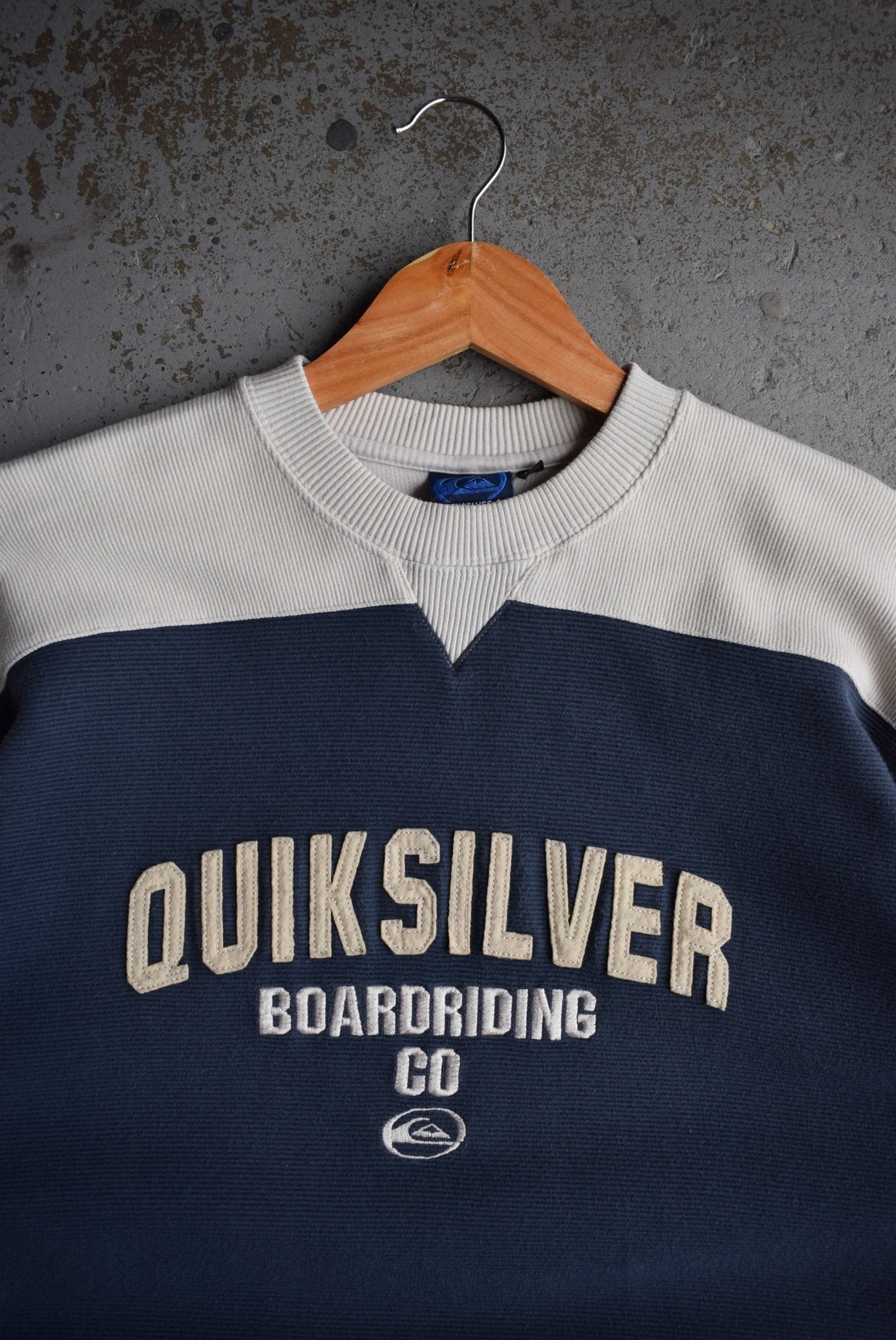 *Rare* Vintage 90s Quiksilver Boardriding Co Embroidered Crewneck (M/L) - Retrospective Store
