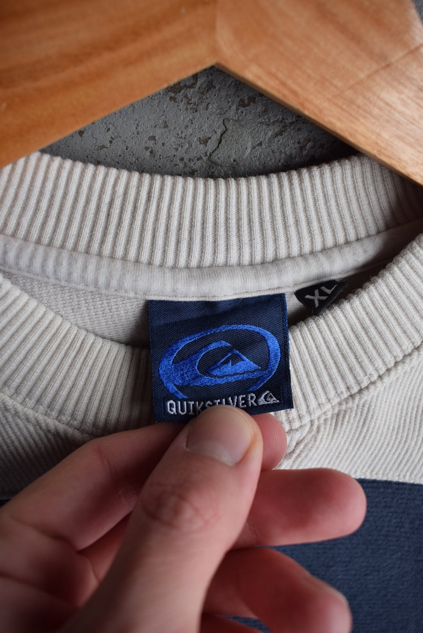 *Rare* Vintage 90s Quiksilver Boardriding Co Embroidered Crewneck (M/L) - Retrospective Store