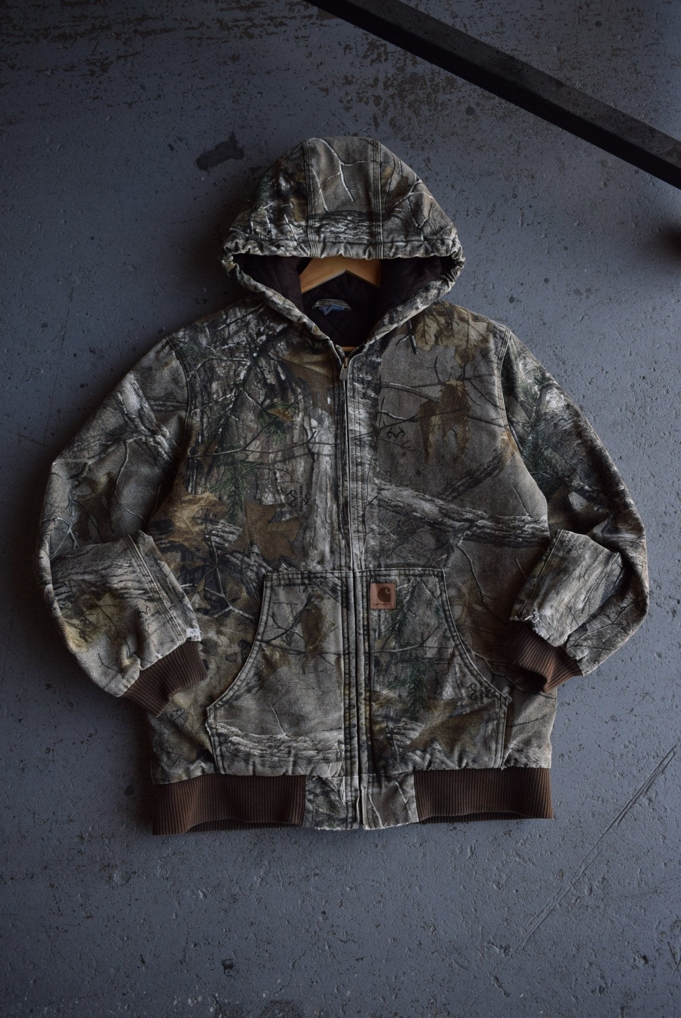 *Rare* Vintage Carhartt x Realtree Quilt - lined Workwear Jacket (S) - Retrospective Store