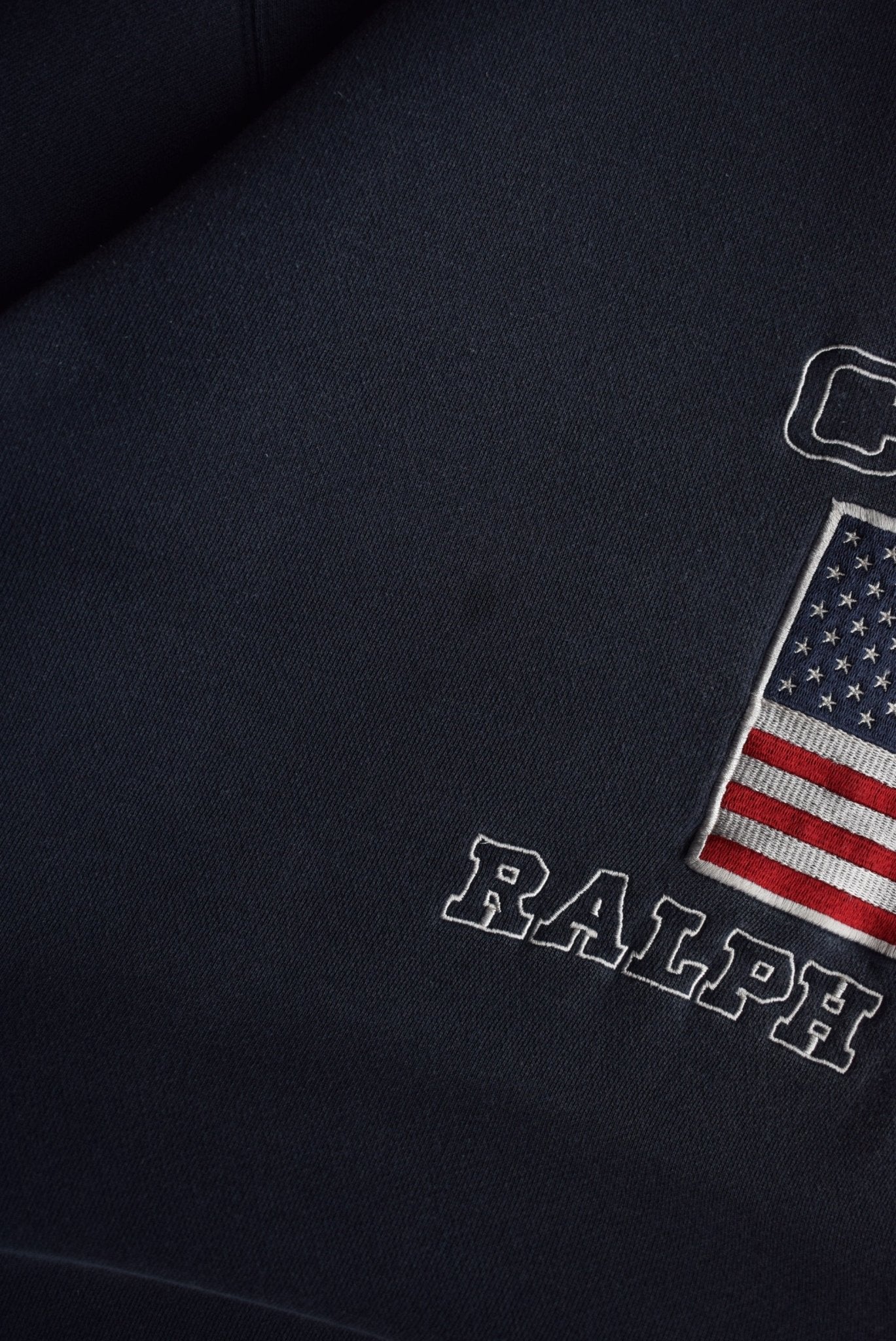 *Rare* Vintage Chaps Ralph Lauren Spellout Embroidered Crewneck (L/XL) - Retrospective Store