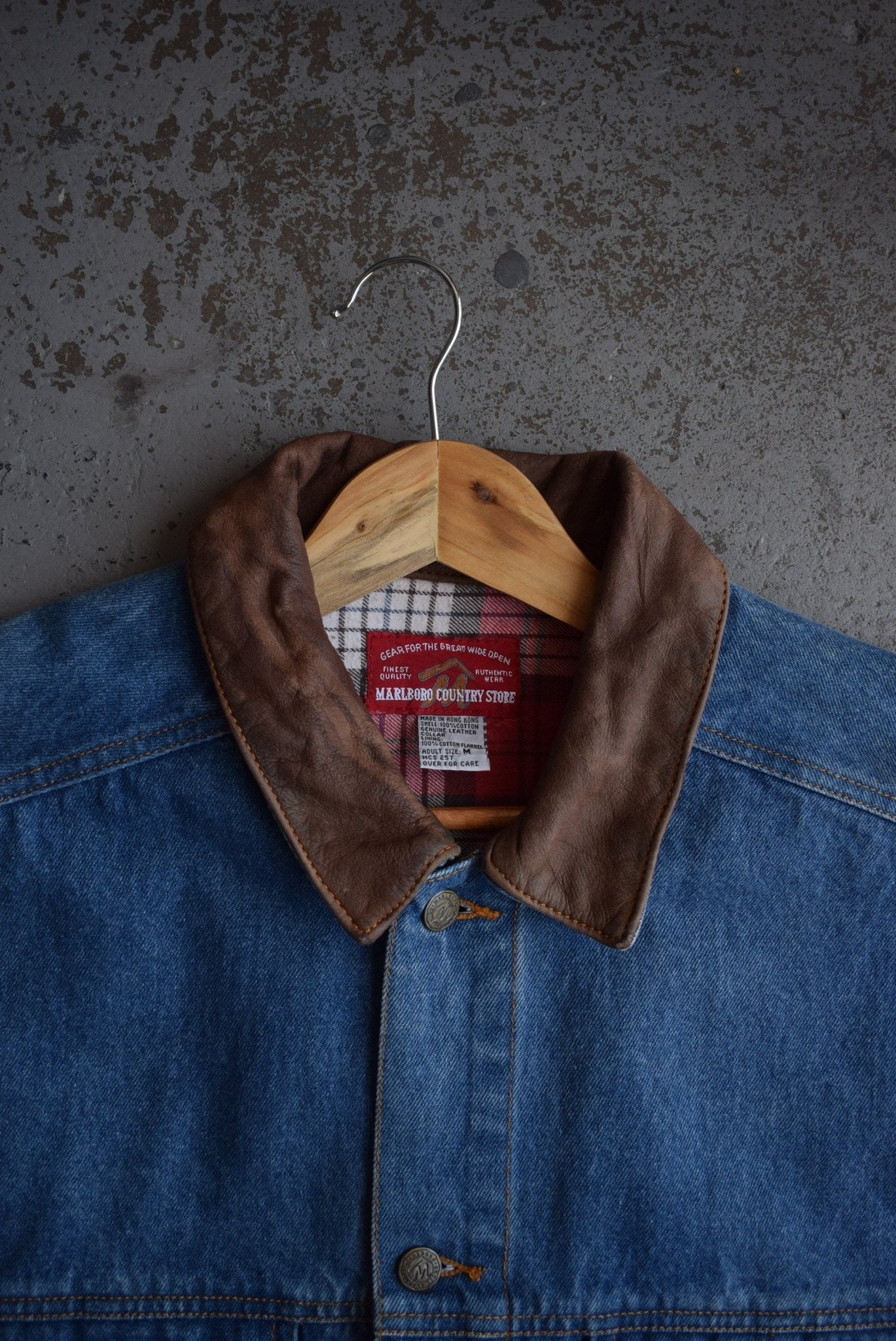 *Rare* Vintage Marlboro Denim Vest (L) - Retrospective Store
