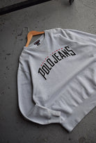 *Rare* Vintage Polo Jeans Ralph Lauren Embroidered Spellout Crewneck (L) - Retrospective Store