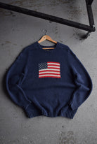 *Rare* Vintage Polo Ralph Lauren USA Flag Knit (L/XL) - Retrospective Store