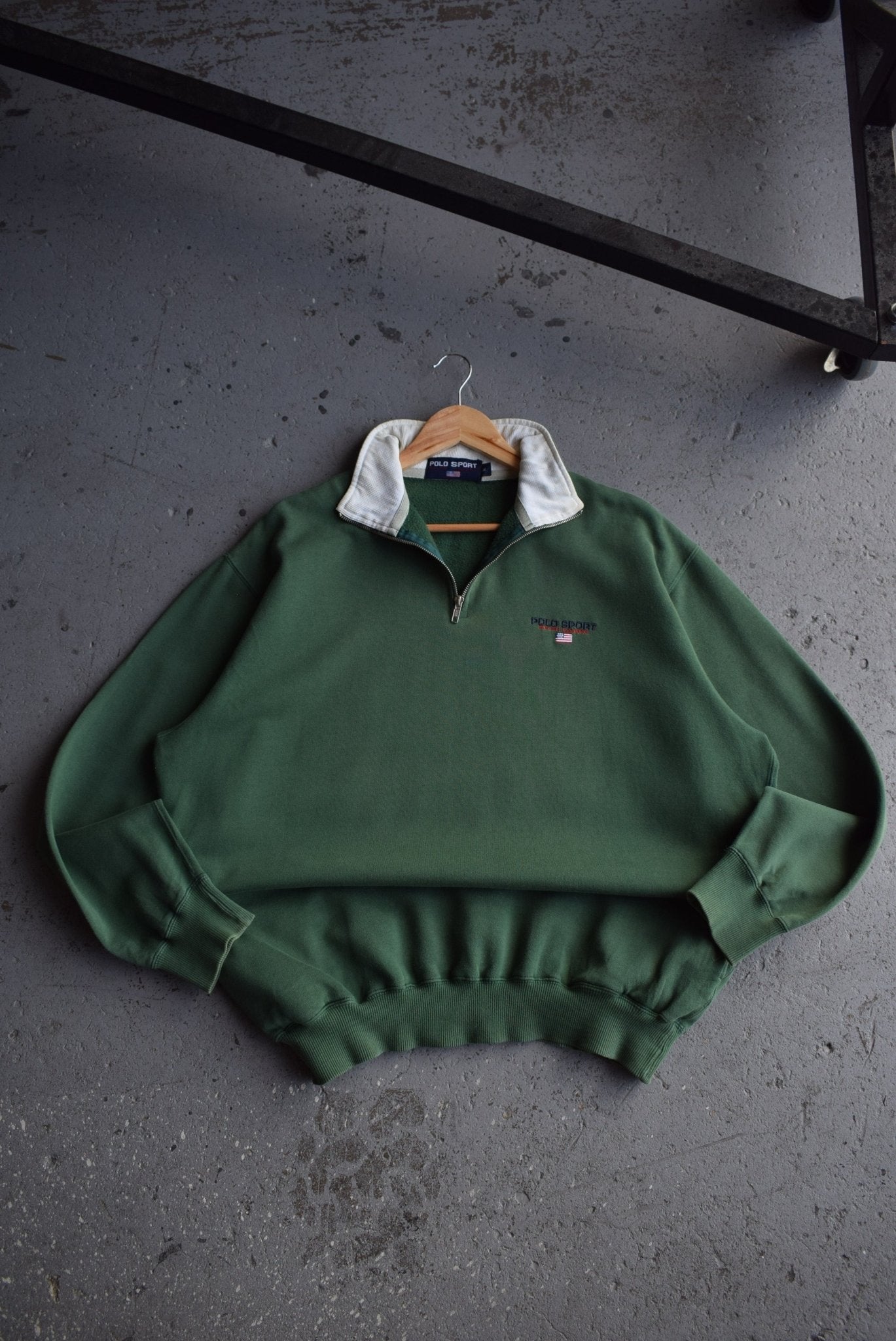 *Rare* Vintage Polo Sport Ralph Lauren Embroidered Quarter Zip (XL) - Retrospective Store