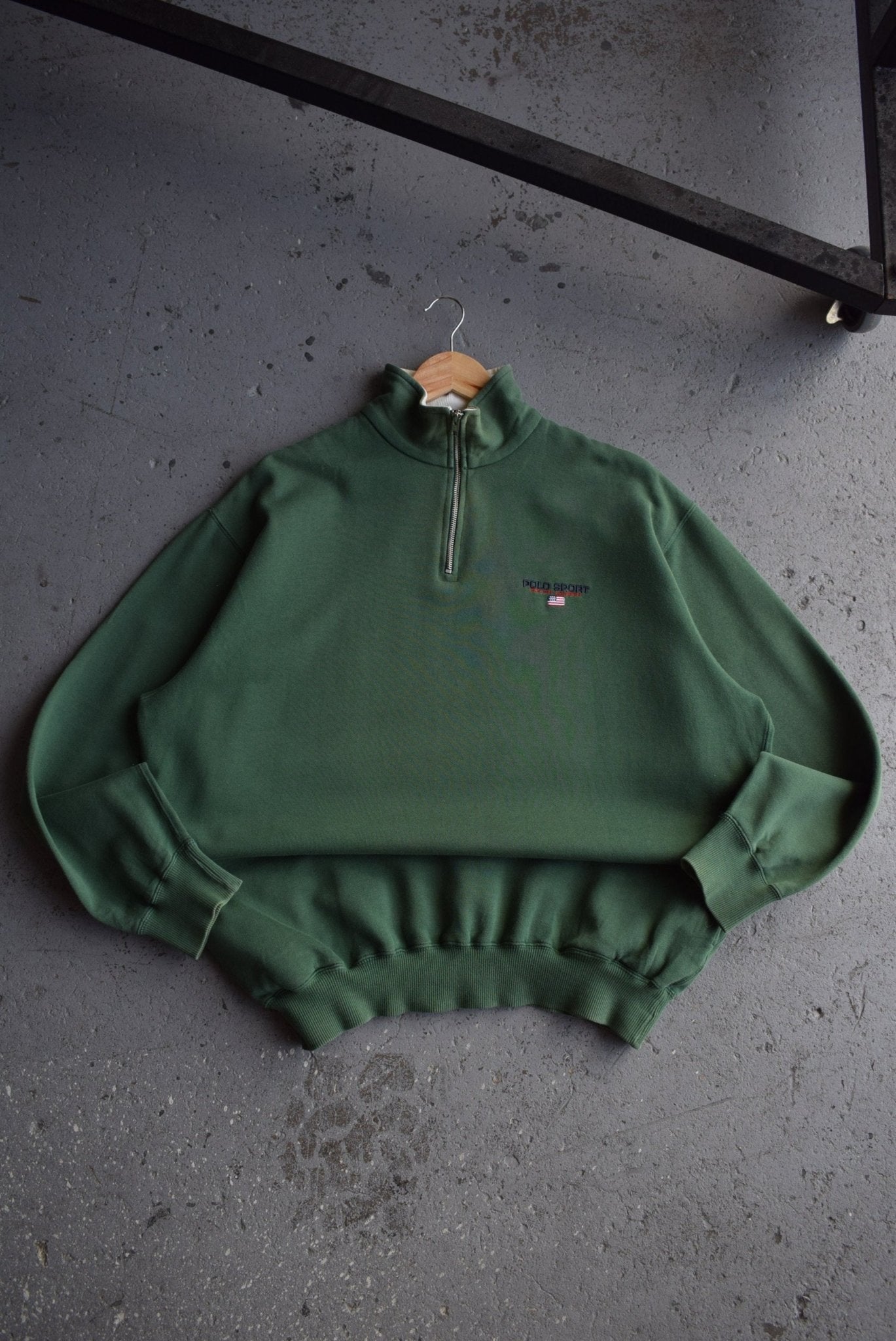 *Rare* Vintage Polo Sport Ralph Lauren Embroidered Quarter Zip (XL) - Retrospective Store