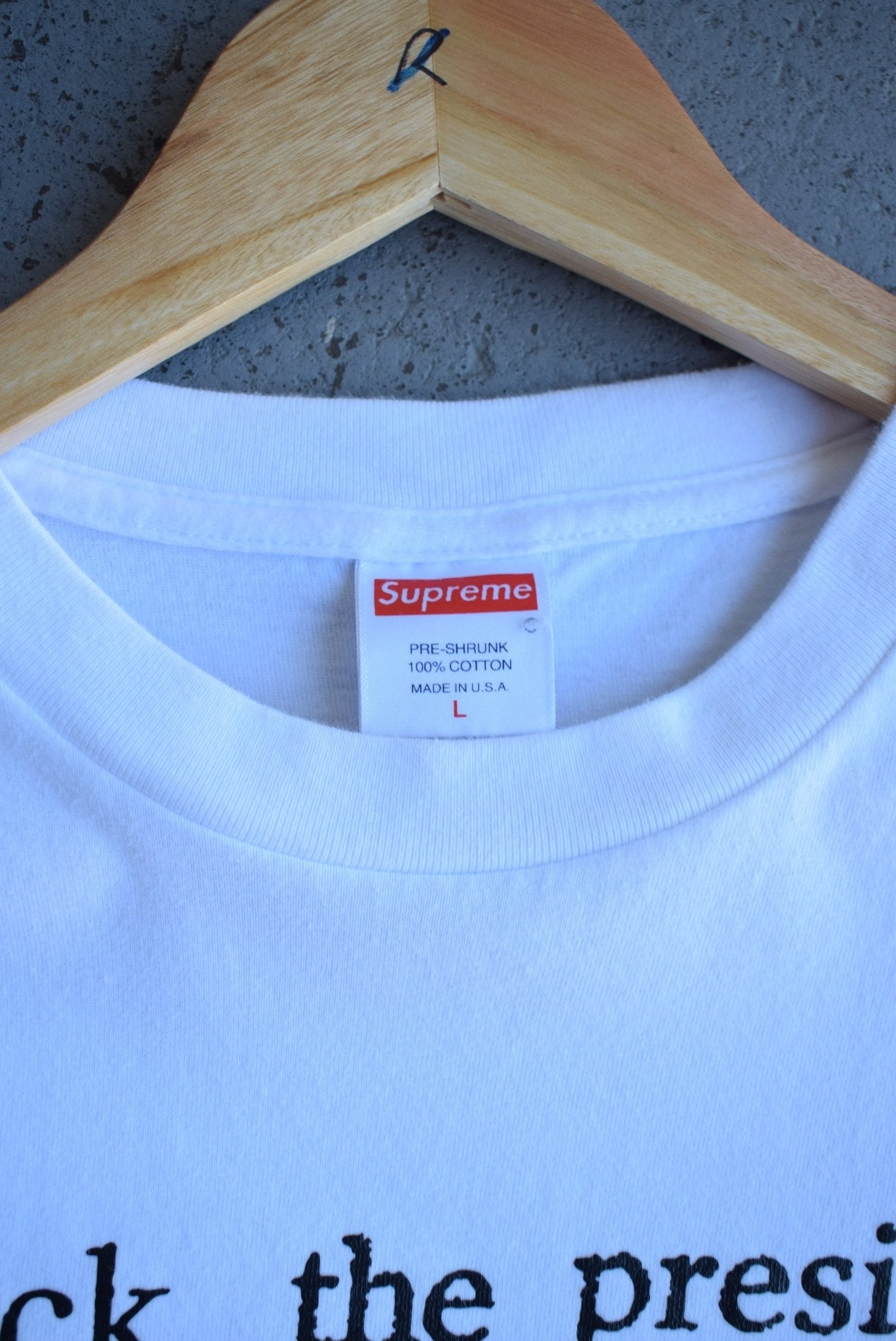 *Rare* Vintage Supreme 'Fuck The President' Tee (L) - Retrospective Store