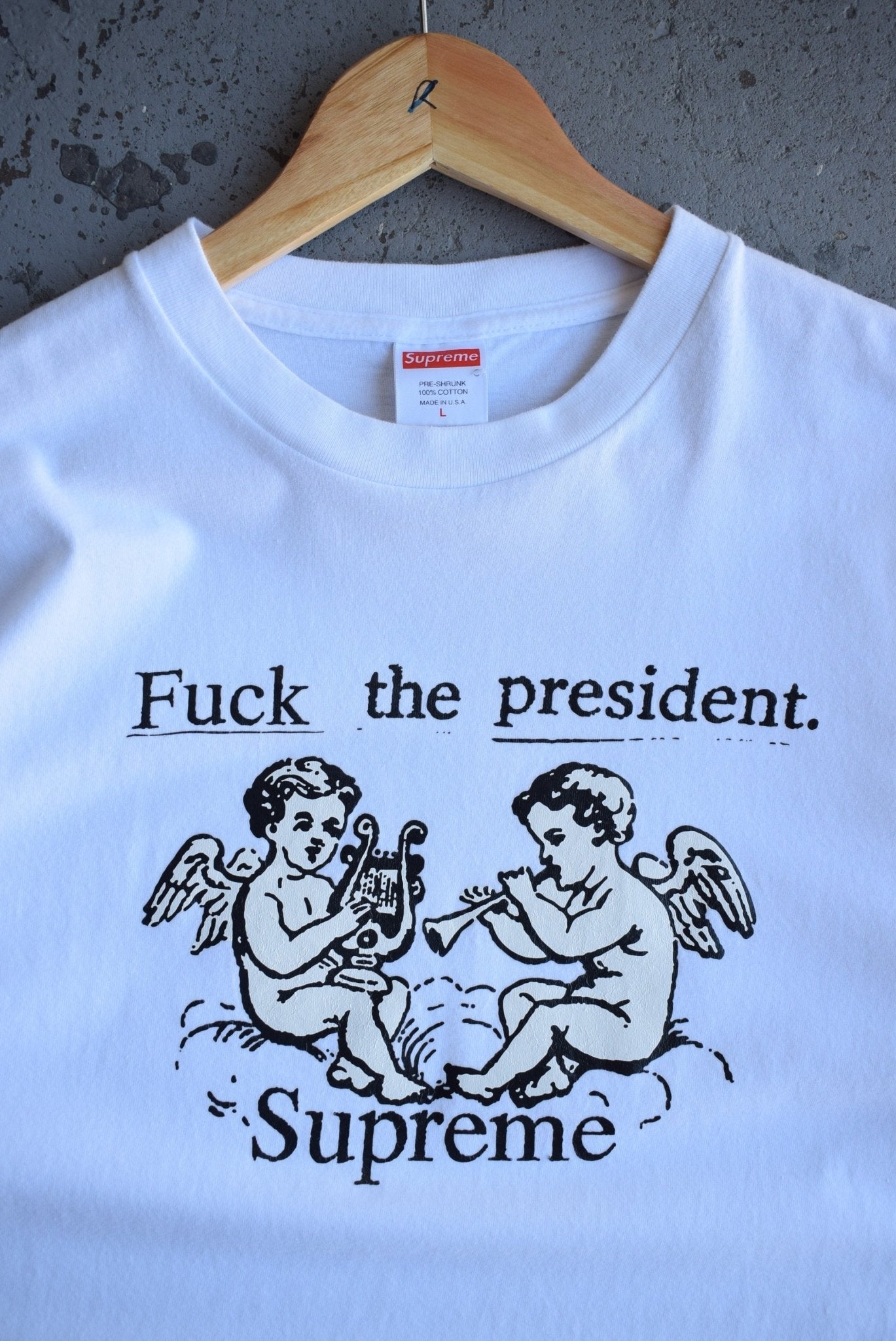 *Rare* Vintage Supreme 'Fuck The President' Tee (L) - Retrospective Store