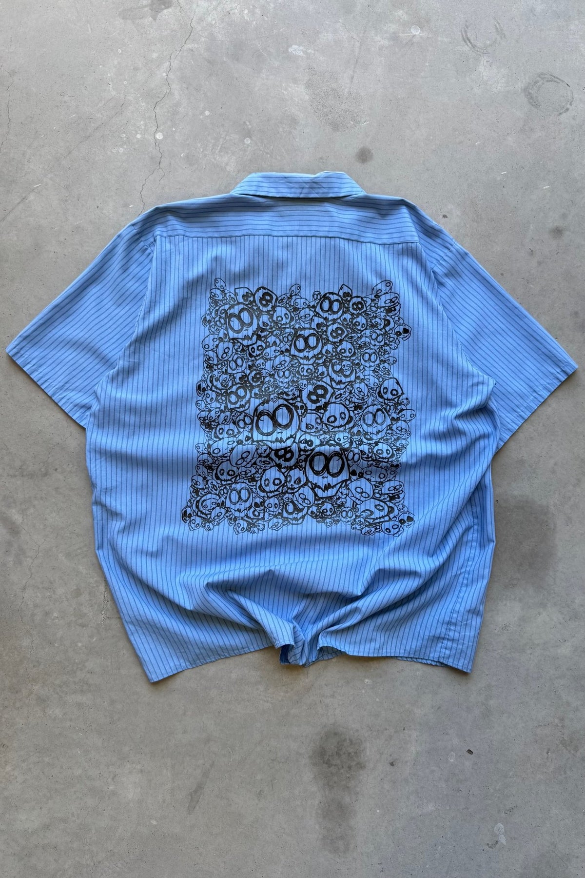 Red Kap Workwear Blue Graphic Shirt — 1990s (XL) - Retrospective Store