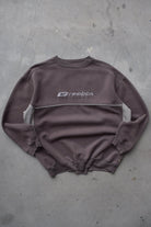 Reebok Authentic Brown Embroidered Spellout Crewneck — 1990s (M/L) - Retrospective Store