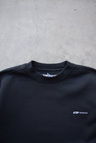 Reebok Black Embroidered Spellout Crewneck — 2000s (M) - Retrospective Store