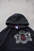 Reebok Black Graphic Hoodie — 2000s (S) - Retrospective Store