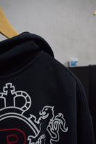 Reebok Black Graphic Hoodie — 2000s (S) - Retrospective Store
