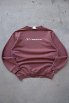 Reebok Brown Embroidered Spellout Crewneck — 1990s (L/XL) - Retrospective Store