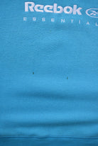 Reebok Essentials Blue Embroidered Spellout Crewneck — 2000s (S/M) - Retrospective Store