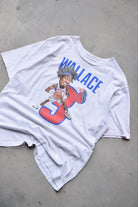 Reebok x NBA Detroit Pistons Ben Wallace White Graphic Tee — 2000s (L) - Retrospective Store