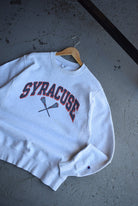 *Reverse - weave* Vintage 90s Champion x Syracuse University Lacrosse Crewneck (M) - Retrospective Store