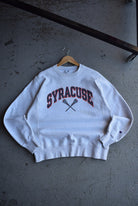 *Reverse - weave* Vintage 90s Champion x Syracuse University Lacrosse Crewneck (M) - Retrospective Store