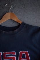 *Reverse - weave* Vintage 90s United States Olympic Team Embroidered Crewneck (M) - Retrospective Store