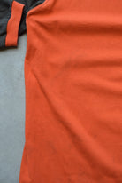 Rip Curl Brown & Orange Long Sleeve Spellout Tee — 1990s (L) - Retrospective Store
