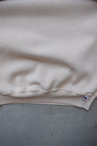 Russell Athletic Beige Crewneck — 1990s (M) - Retrospective Store