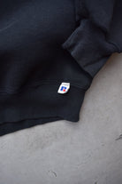 Russell Athletic Black Crewneck — 1990s (XL) - Retrospective Store