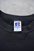 Russell Athletic Black Crewneck — 1990s (XL) - Retrospective Store