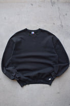 Russell Athletic Black Crewneck — 1990s (XL) - Retrospective Store