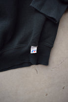 Russell Athletic Black Crewneck — 1990s (XXL) - Retrospective Store