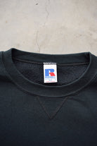 Russell Athletic Black Crewneck — 1990s (XXL) - Retrospective Store