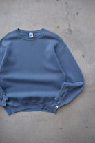 Russell Athletic Blue Crewneck — 1990s (L) - Retrospective Store