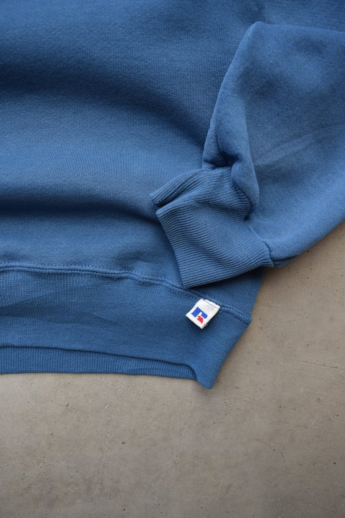 Russell Athletic Blue Crewneck — 1990s (M) - Retrospective Store