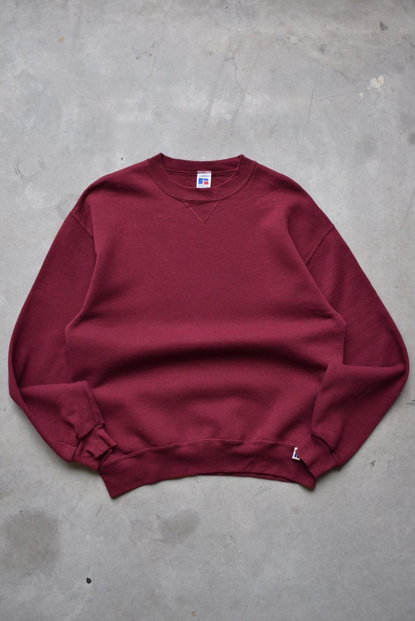 Russell Athletic Burgandy Crewneck — 2000s (L) - Retrospective Store