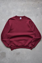 Russell Athletic Burgandy Crewneck — 2000s (L) - Retrospective Store