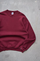 Russell Athletic Burgandy Crewneck — 2000s (L) - Retrospective Store