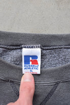 Russell Athletic Charcoal Crewneck — 1990s (XL) - Retrospective Store